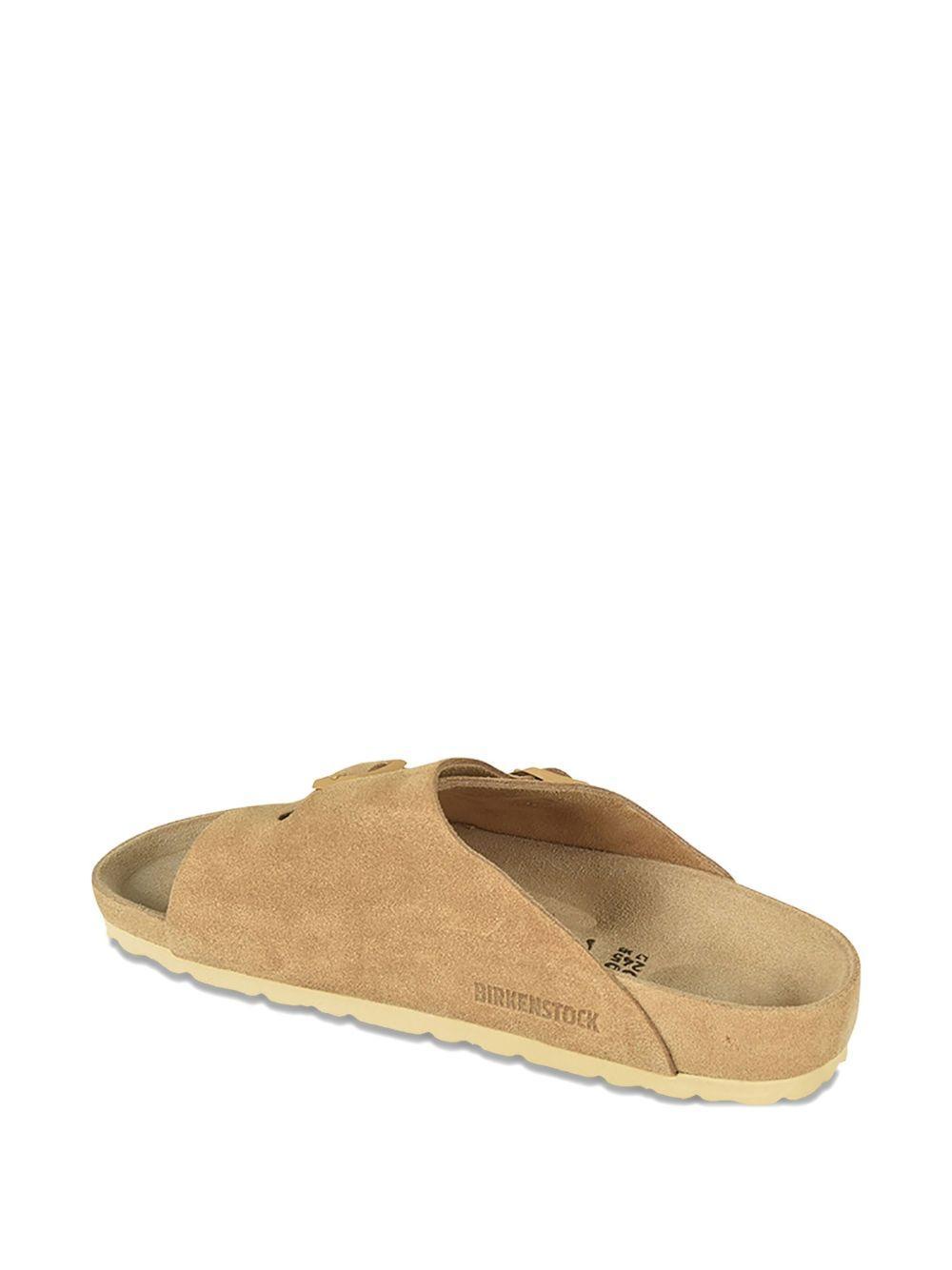 Zurich double-buckle suede sandals Product Image