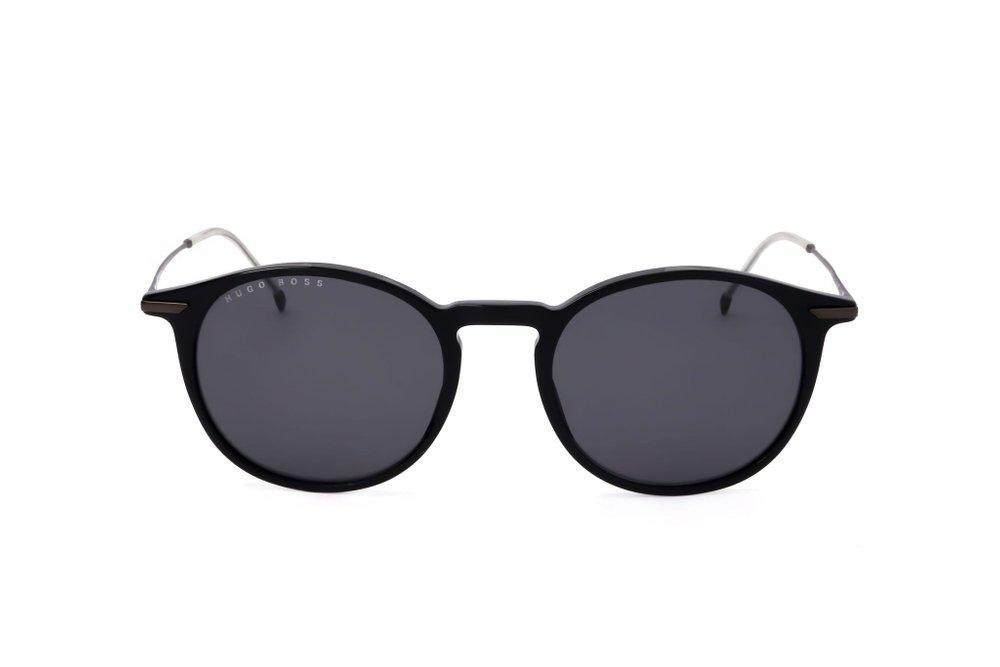 HUGO BOSS Boss  Oval Frame Sunglasses In Black Product Image