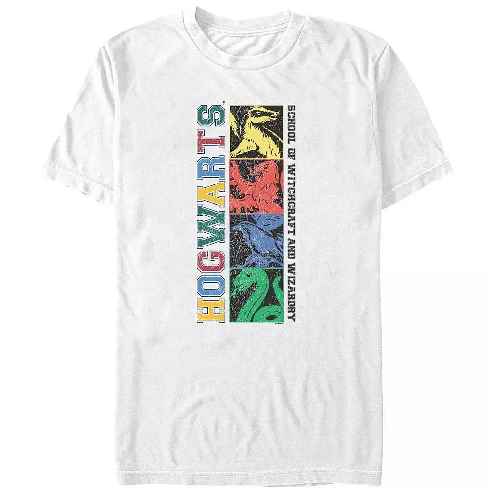 Big & Tall Harry Potter Hogwarts School Of Witchcraft And Wizardry Mascots Graphic Tee, Men's,  Product Image