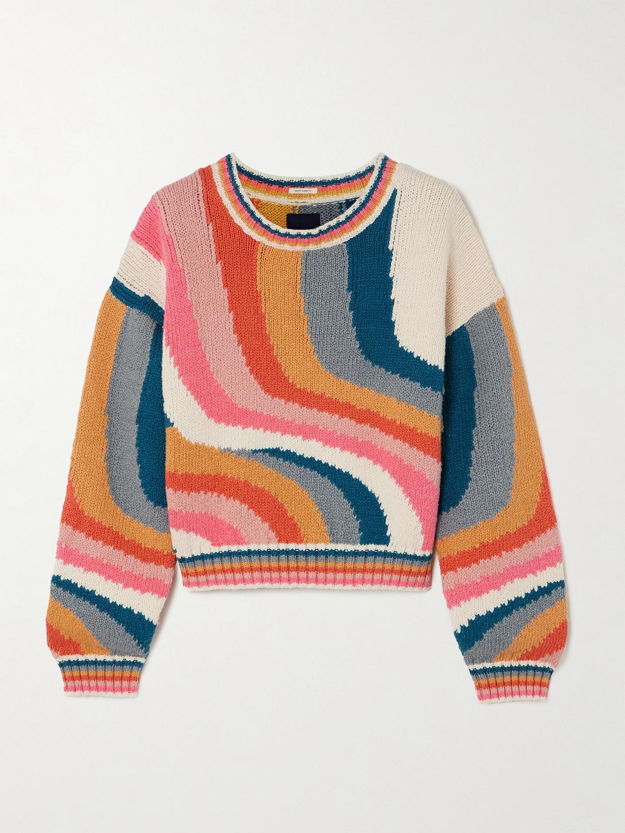 The Itsy Crop Jumper Pullover In Hypnotize Me Product Image