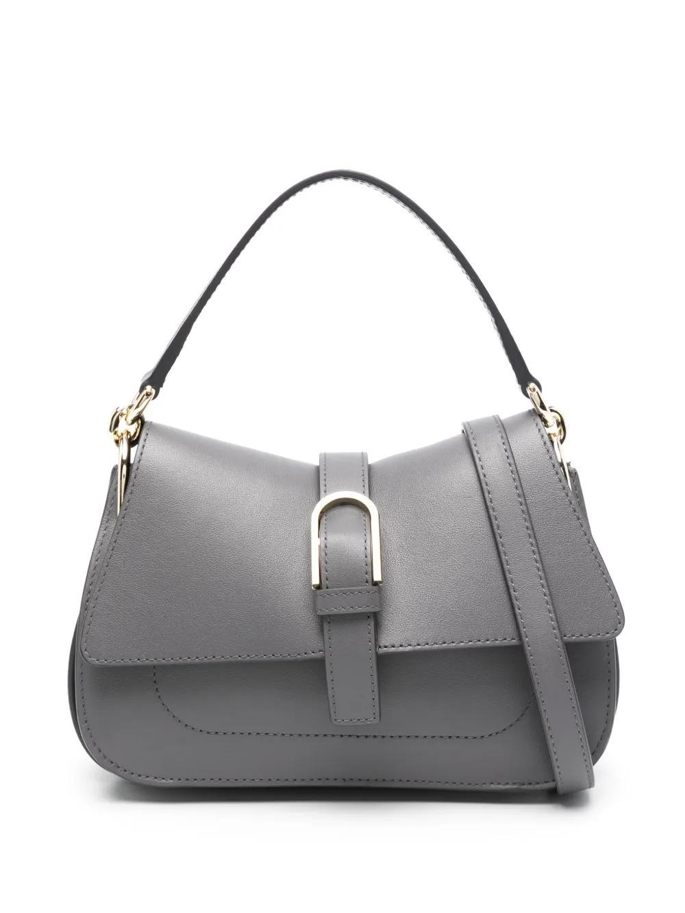 FURLA Flow Tote Bag In Grey Product Image