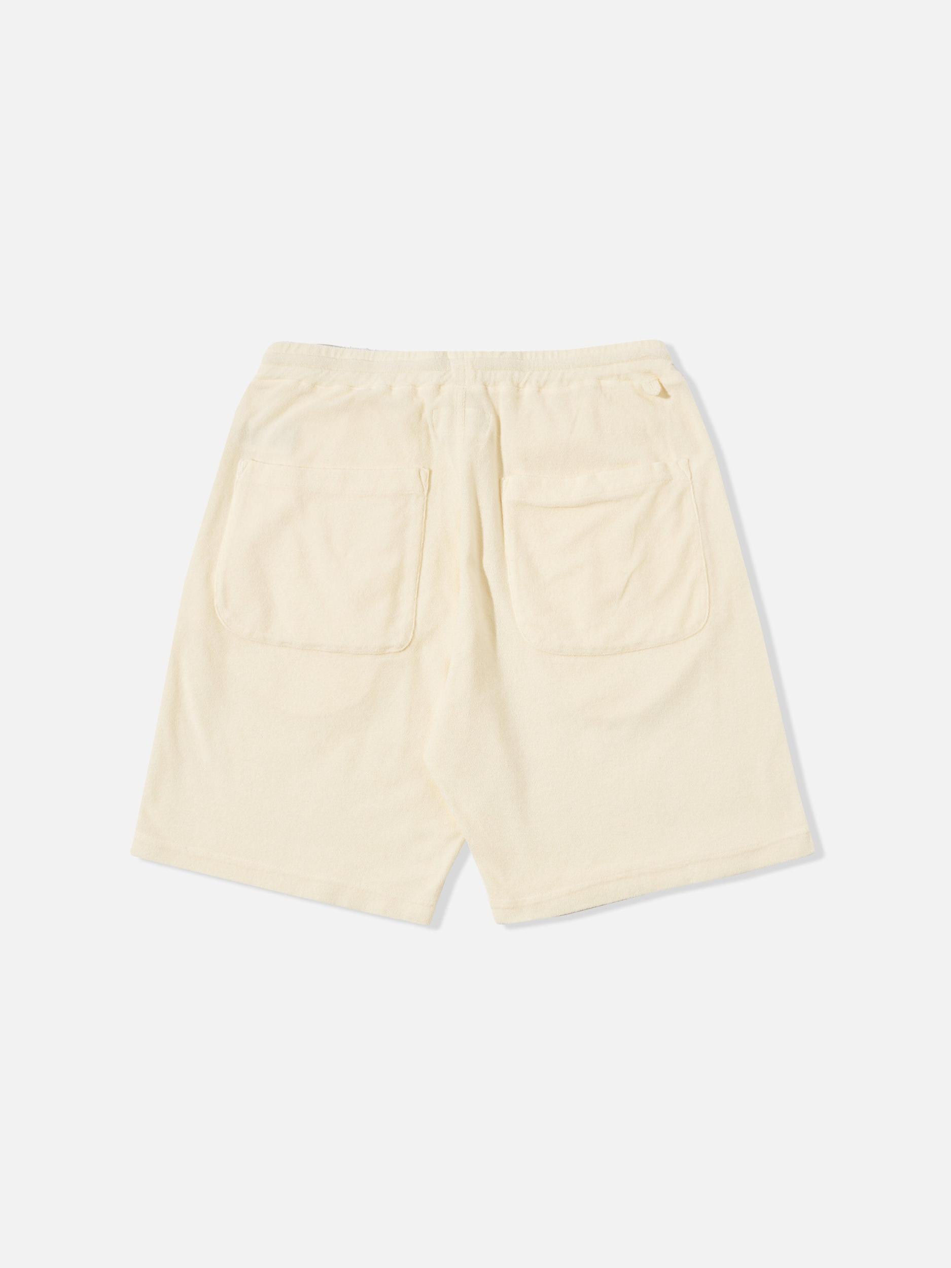 Ecru Light Weight Terry Simple Short Product Image