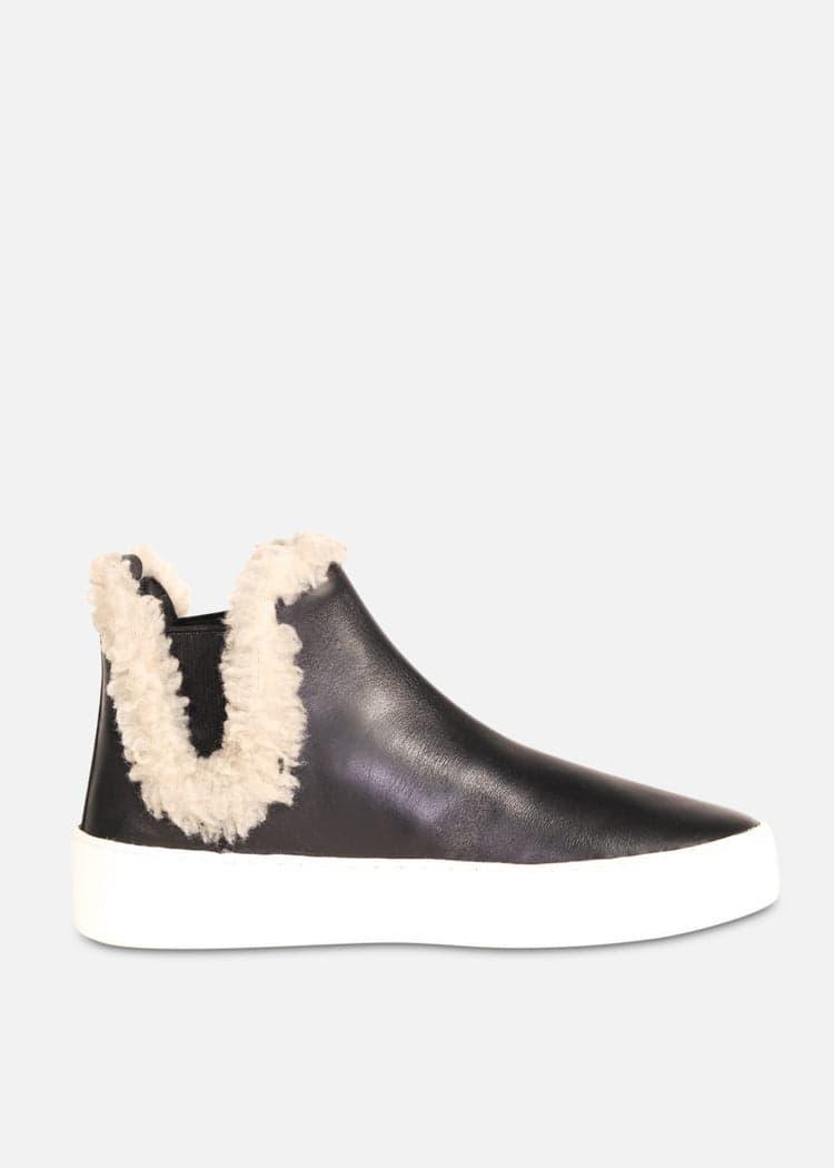 Winston Shearling Detail Sneakers Product Image