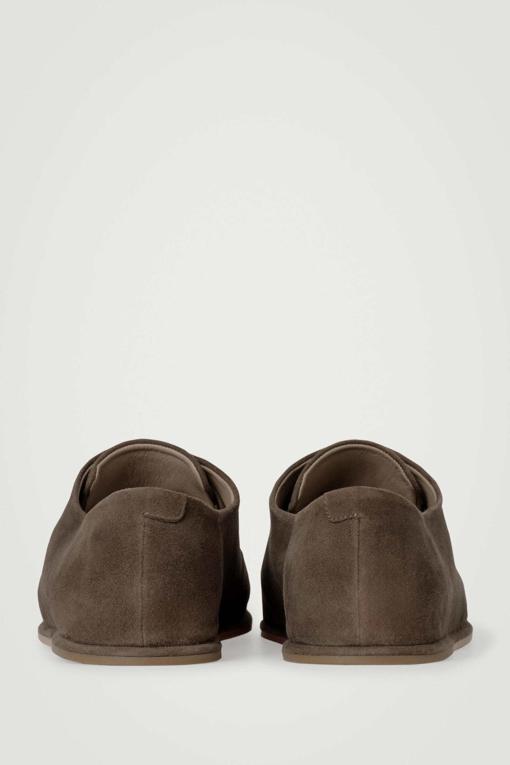 SUEDE DERBY SHOES Product Image