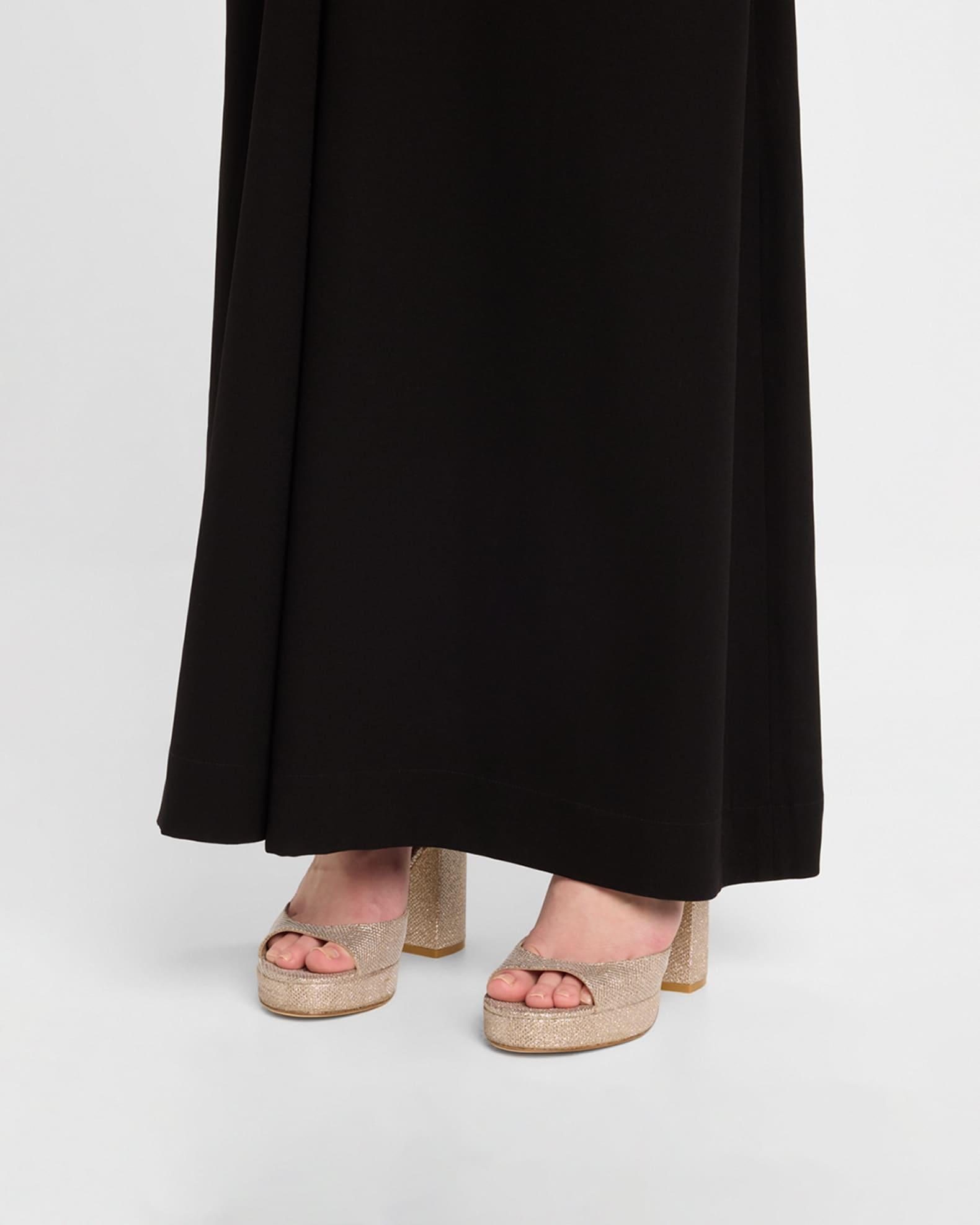 Dayna Shimmer Ankle-Strap Platform Sandals Product Image