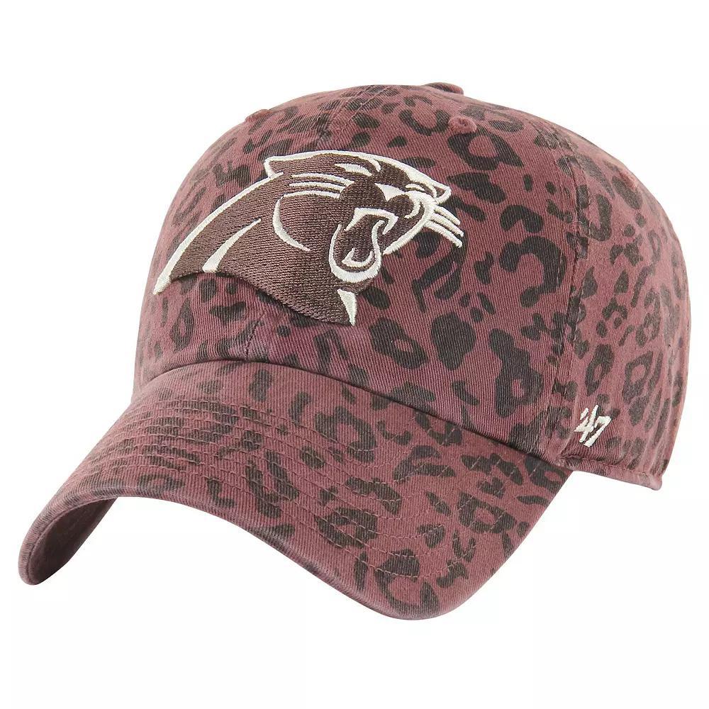 Women's '47  Brown Carolina Panthers Tawny Clean Up Adjustable Hat Product Image