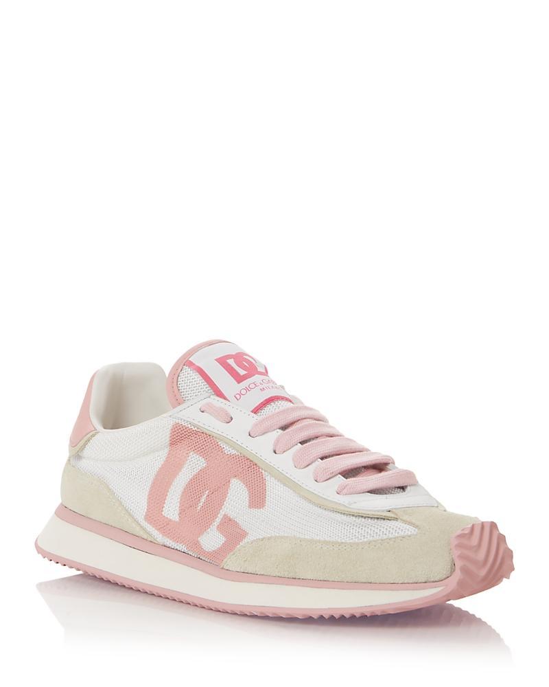 Womens Logo Colorblocked Low-Top Sneakers Product Image