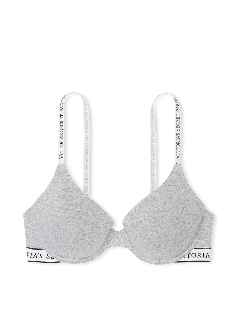 Lightly Lined Full-Coverage Cotton Bra Product Image