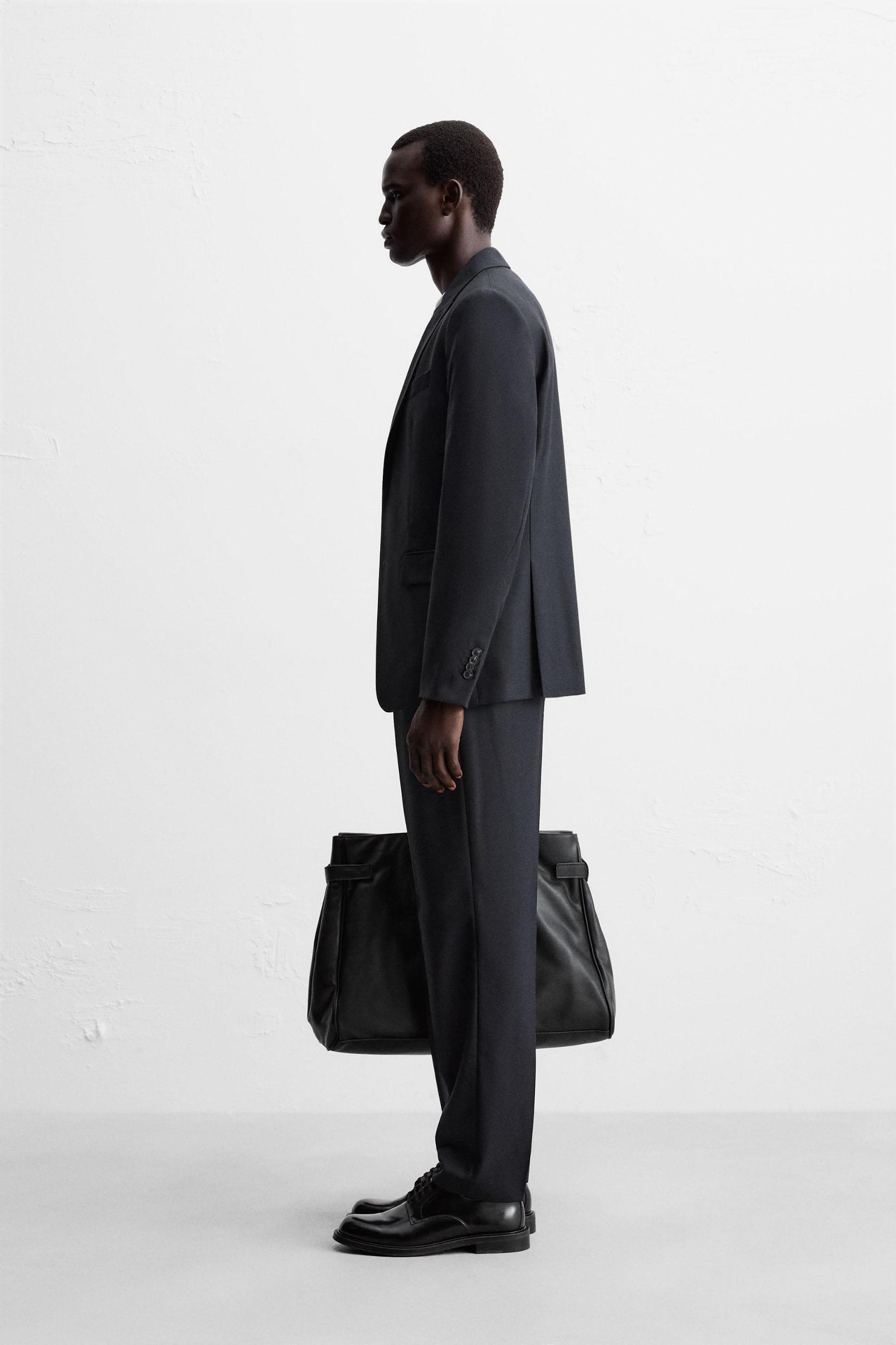 HERRINGBONE SUIT BLAZER Product Image