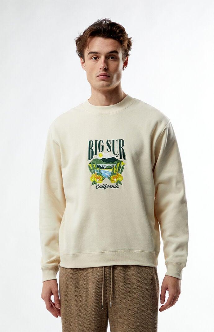 Men's Big Sur Embroidered Crew Neck Sweatshirt Product Image