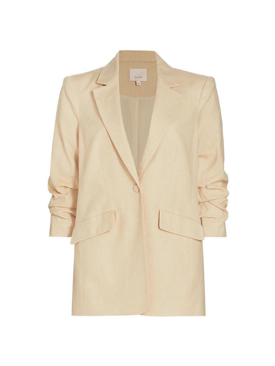 Womens Kylie Linen-Cotton Blazer Product Image