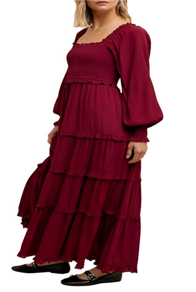 Merlot Peasant Maxi Product Image