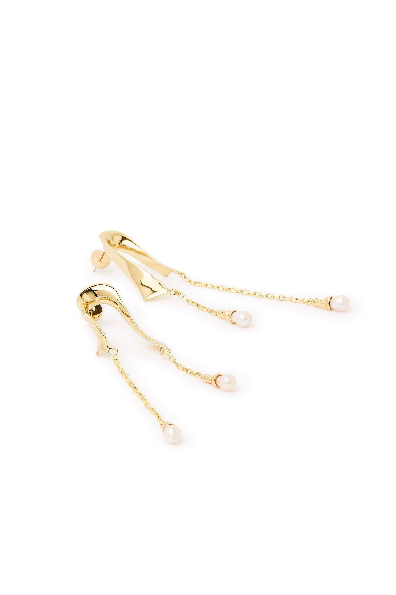 Faylinn Ribbon Drop Earring Product Image