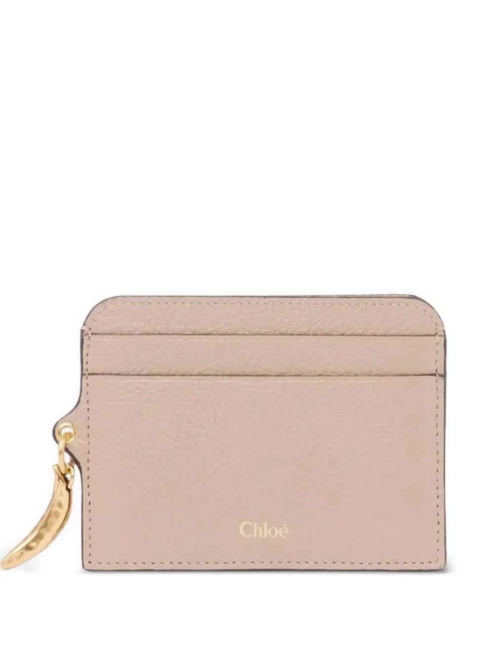 CHLOÉ Banana Card Holder In Neutrals Product Image