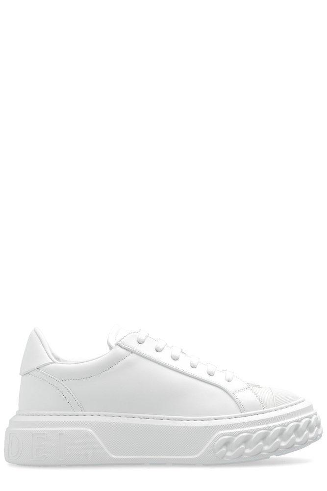 CASADEI Sneakers White In Bianco Chiari E Naturali Product Image