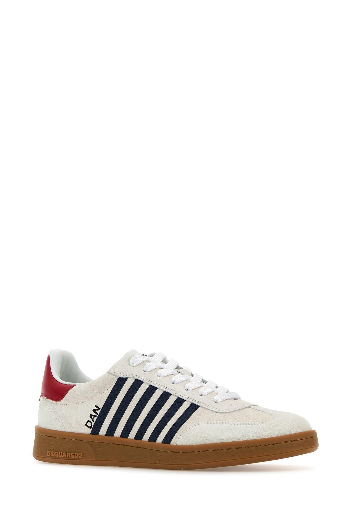 DSQUARED2 Sneakers In Whitebluered Product Image