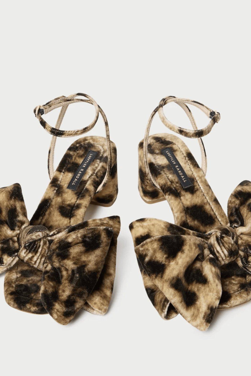 Carmen Leopard Bow-Sandal Product Image