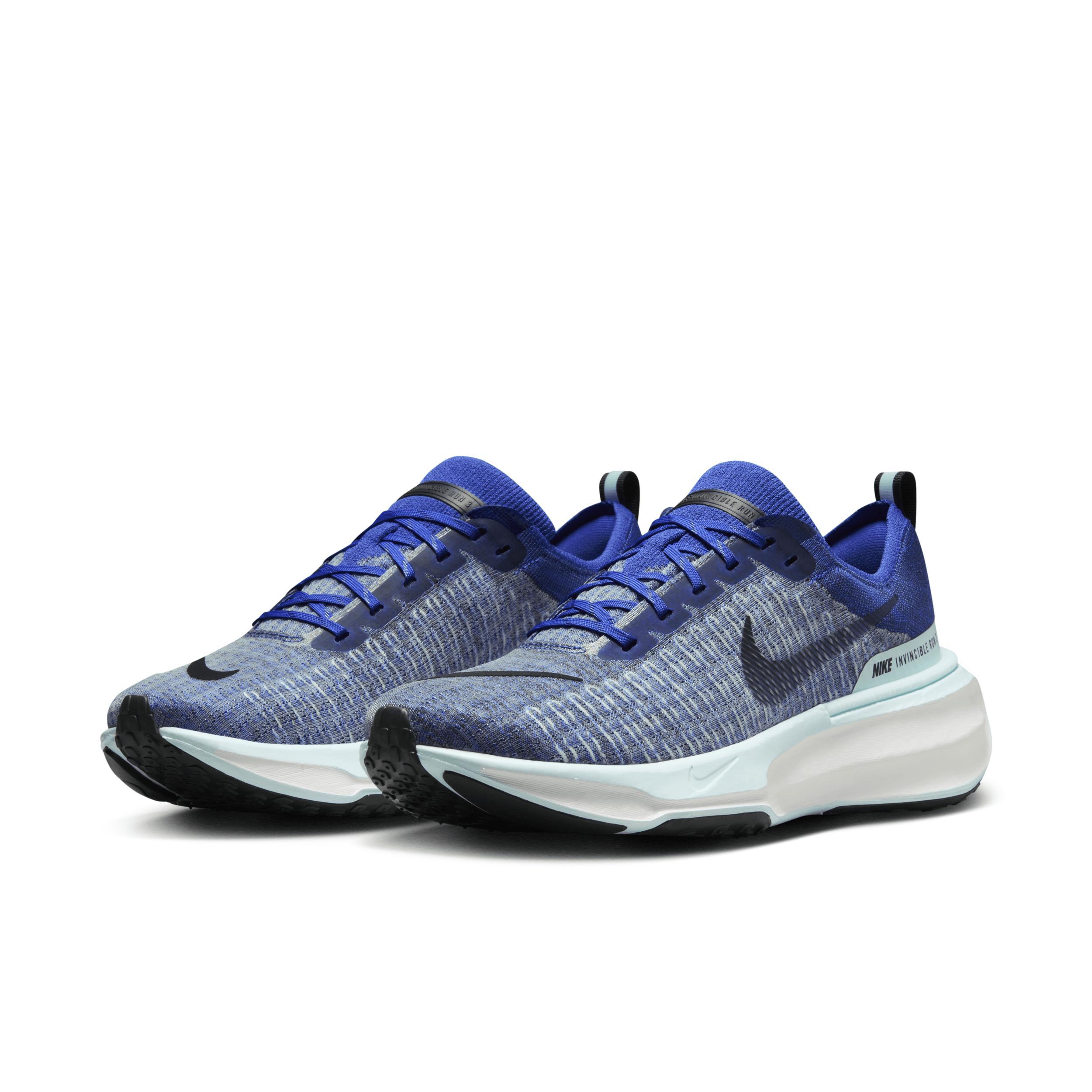 Nike Mens ZoomX Invincible Run Flyknit 3 - Running Shoes Astronomy Blue/Black/Glacier Blue Product Image