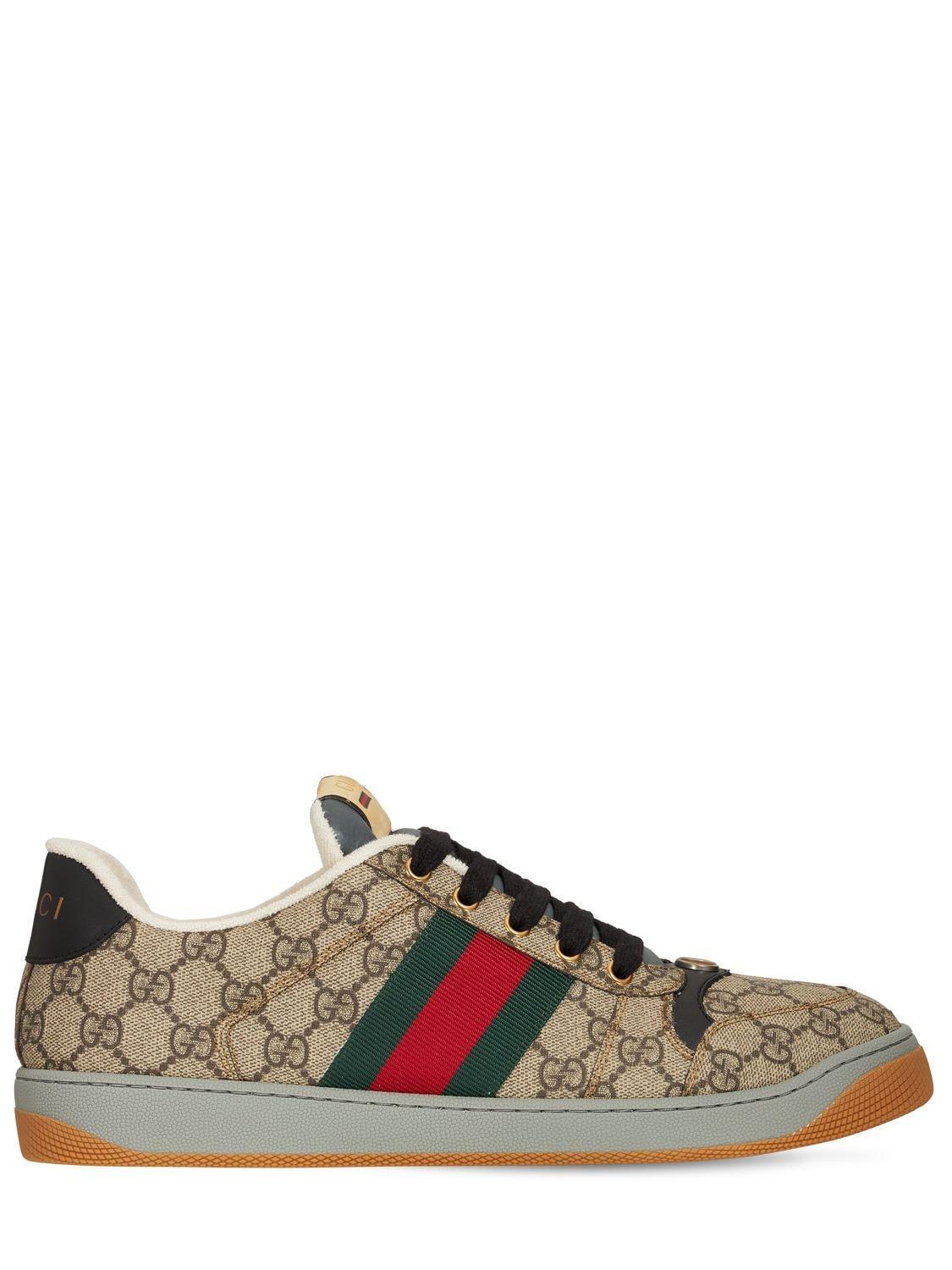 GUCCI Screener Gg Supreme Canvas Sneakers In Beige Product Image