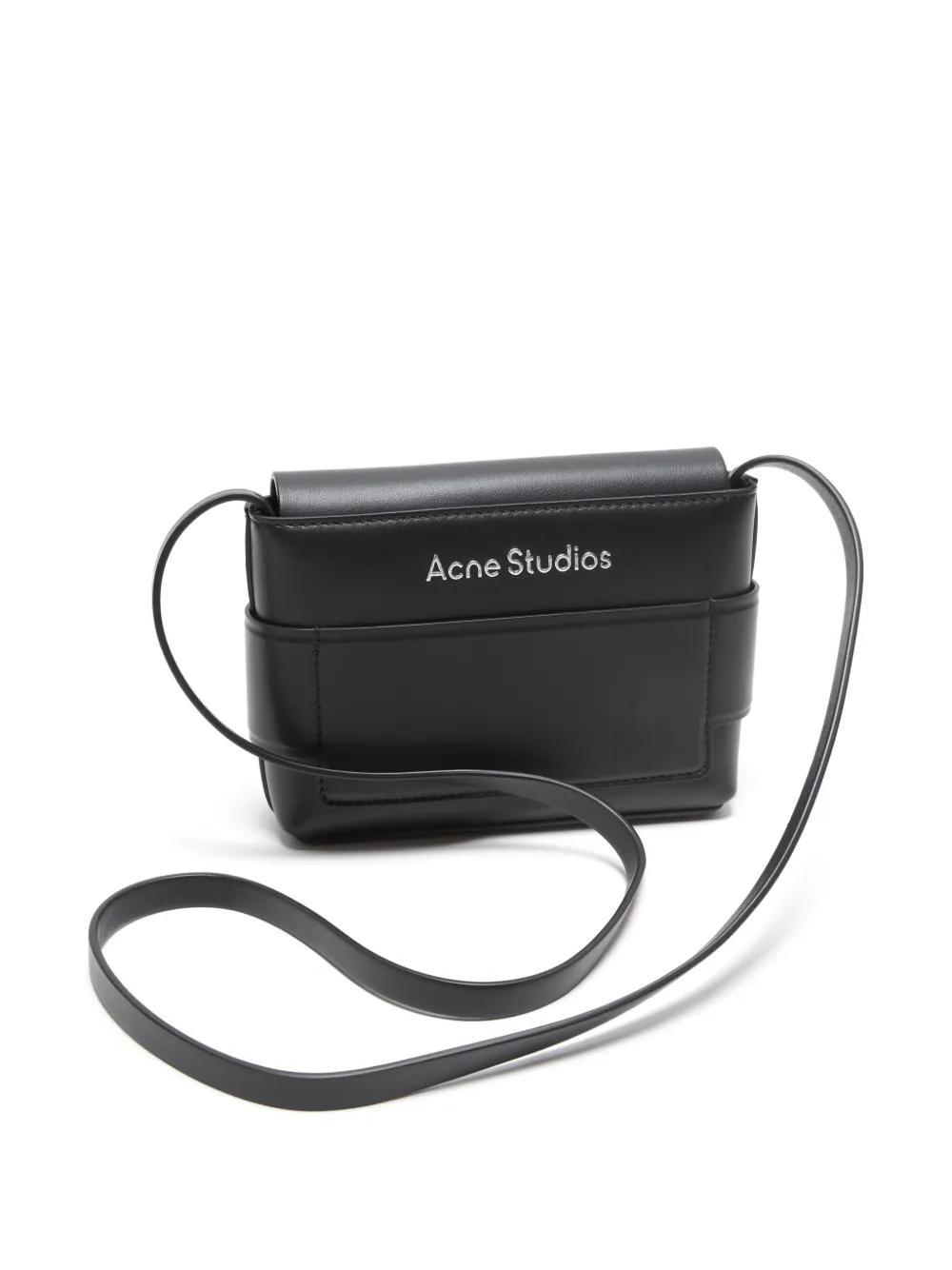 ACNE STUDIOS Mini Musubi Cross Body Bag In Black Product Image