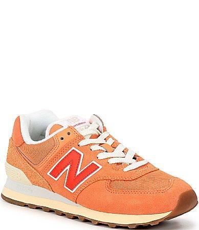 Womens New Balance 574 Athletic Shoe - Pink Granite / Moonbeam Product Image