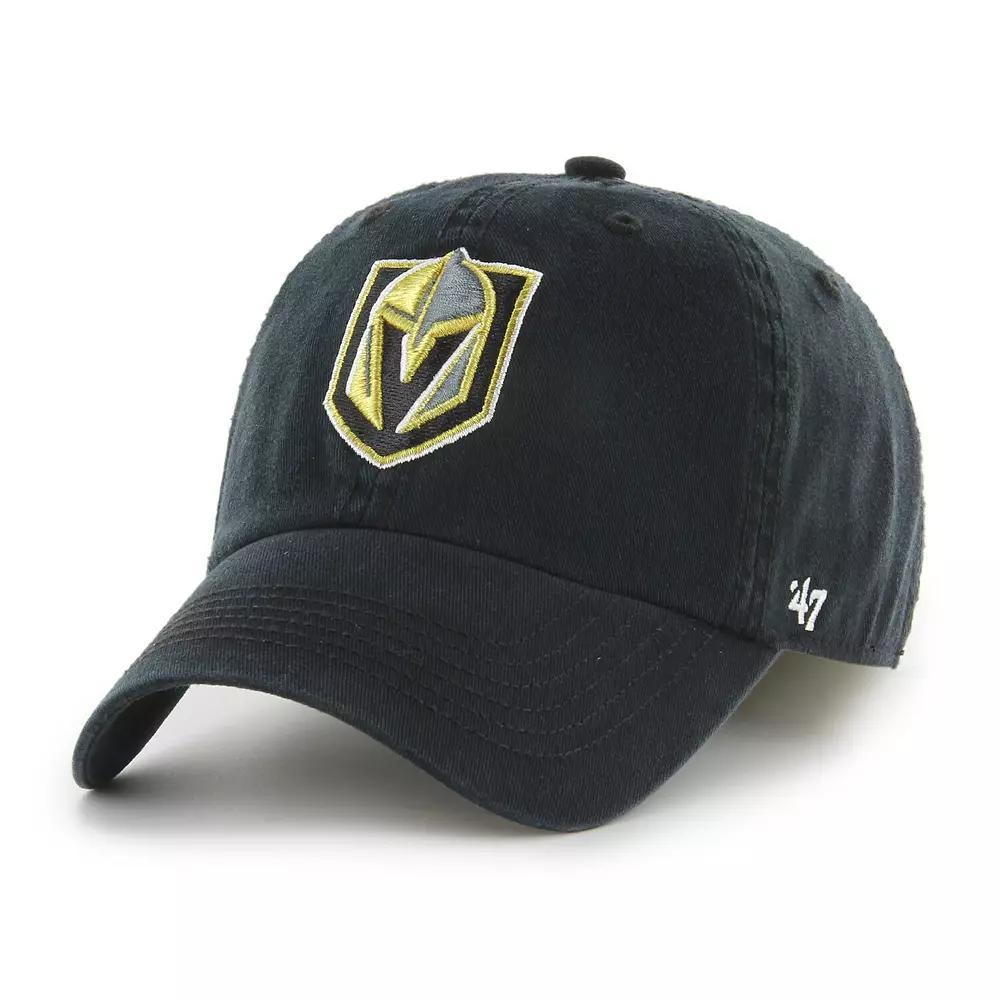 Men's '47 Black Vegas Golden Knights Classic Franchise Fitted Hat,  Product Image