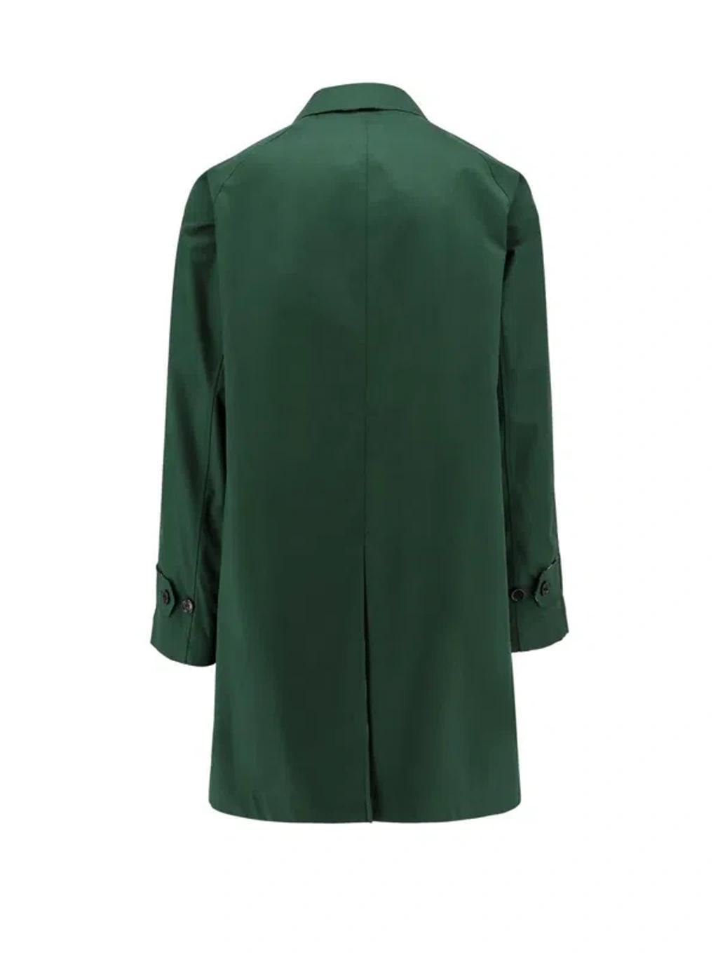 BURBERRY Reversible Trench Coat In Green Product Image