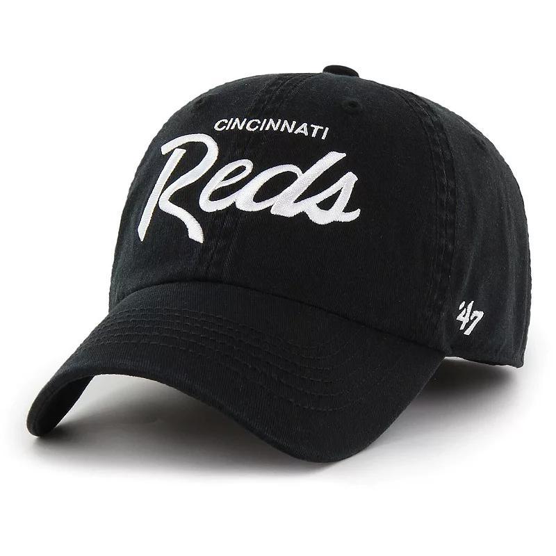 Mens 47 Black Cincinnati Reds Crosstown Classic Franchise Fitted Hat Product Image