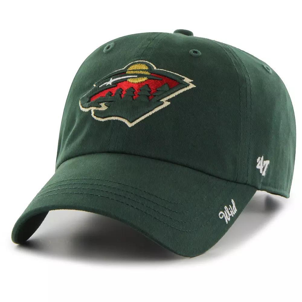 Women's '47 Green Minnesota Wild Miata Clean Up Adjustable Hat Product Image