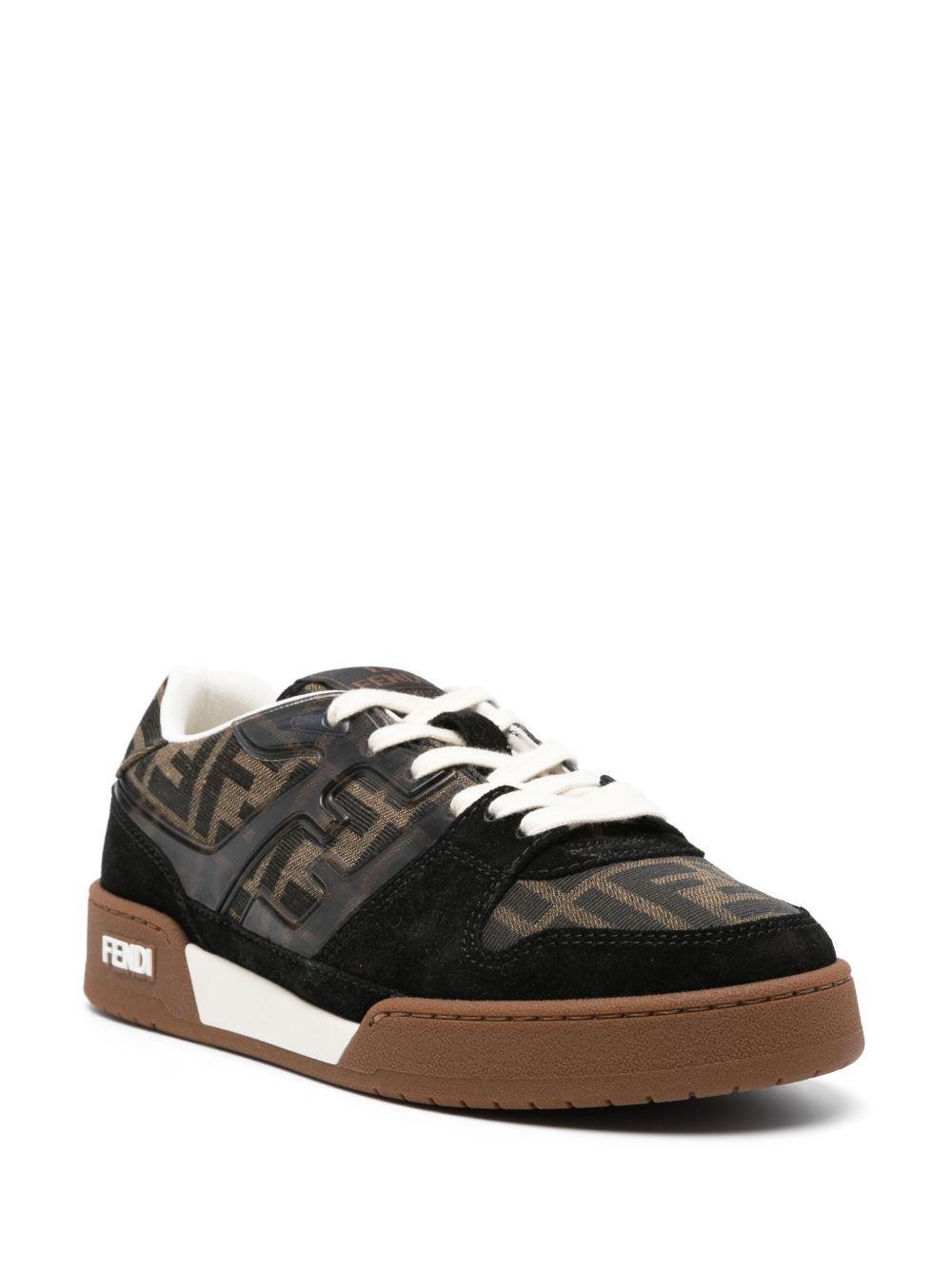 Zucca-monogram panelled sneakers Product Image