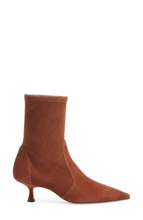 STUART WEITZMAN Naomi 50 Bootie In Deep Coffee Product Image