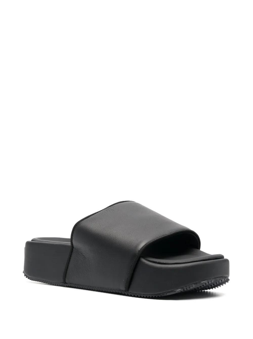 plain leather slides Product Image