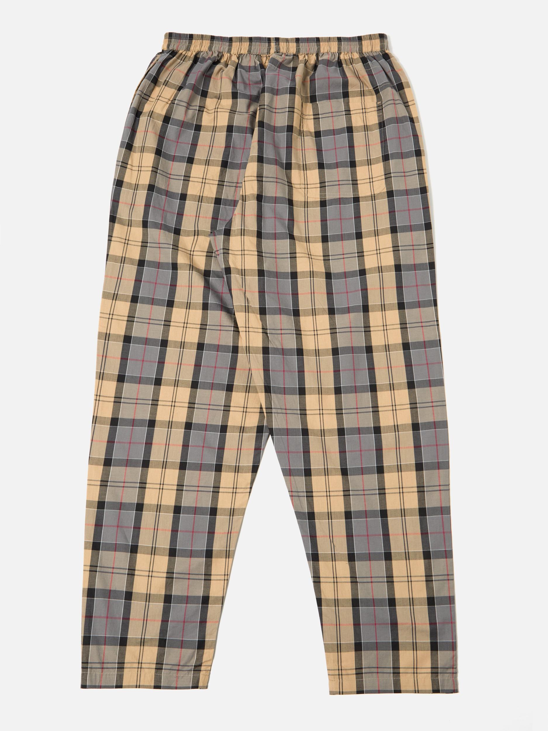Sand Tartan Check Long Pyjama Set Product Image