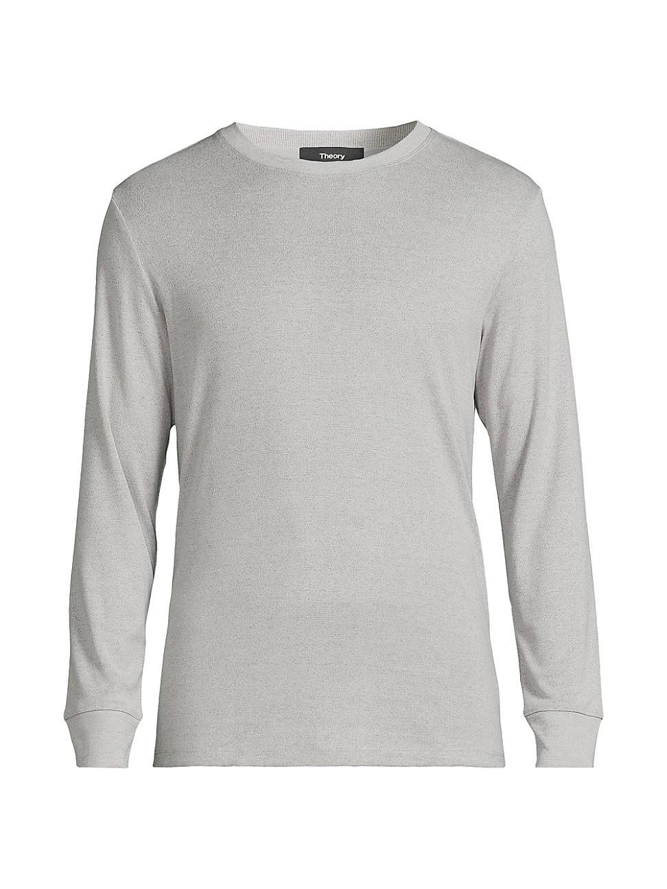 Men's Essential Tee Long Sleeve in Anemone Milano Product Image