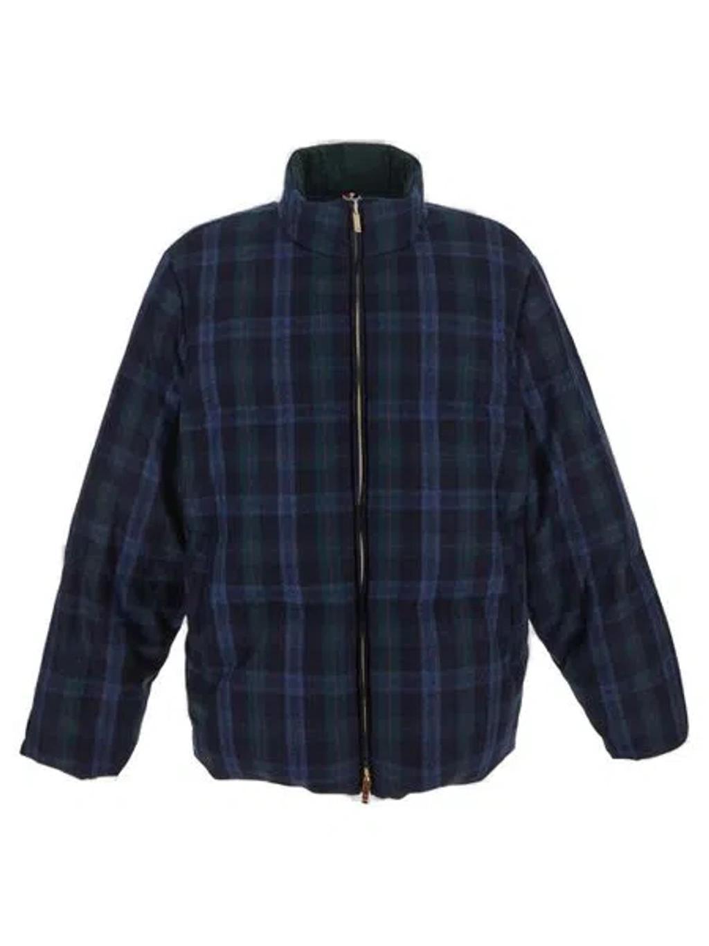 THOM BROWNE Reversible Zip-up Puffer Jacket In Multicolour Product Image