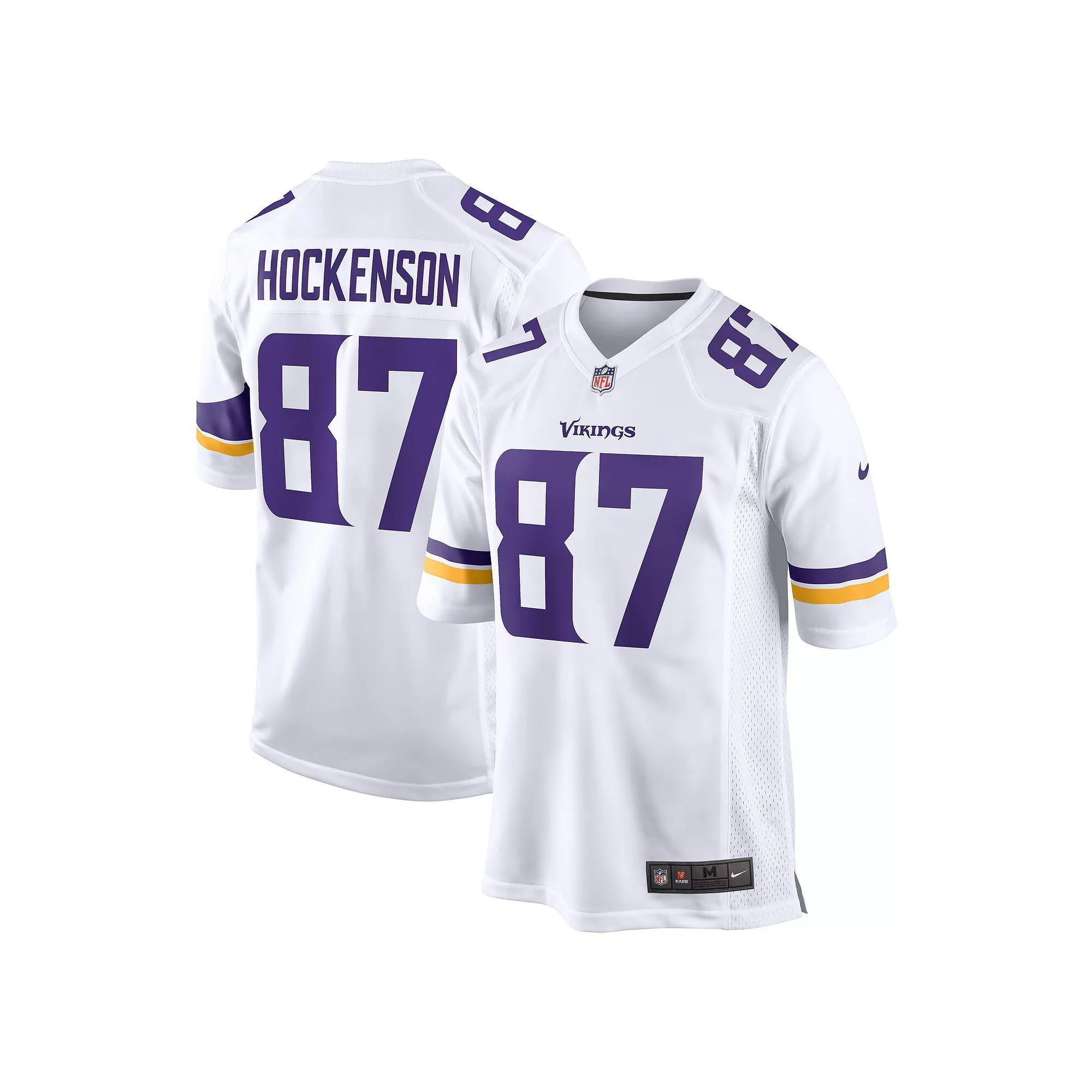 Men's Nike T.J. Hockenson White Minnesota Vikings Game Player Jersey,  Product Image