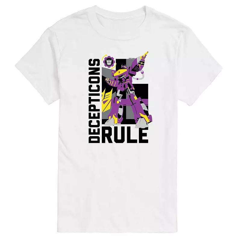 Men's Transformers Decepticons Rule Graphic Tee, Size: XL, Ivory Product Image