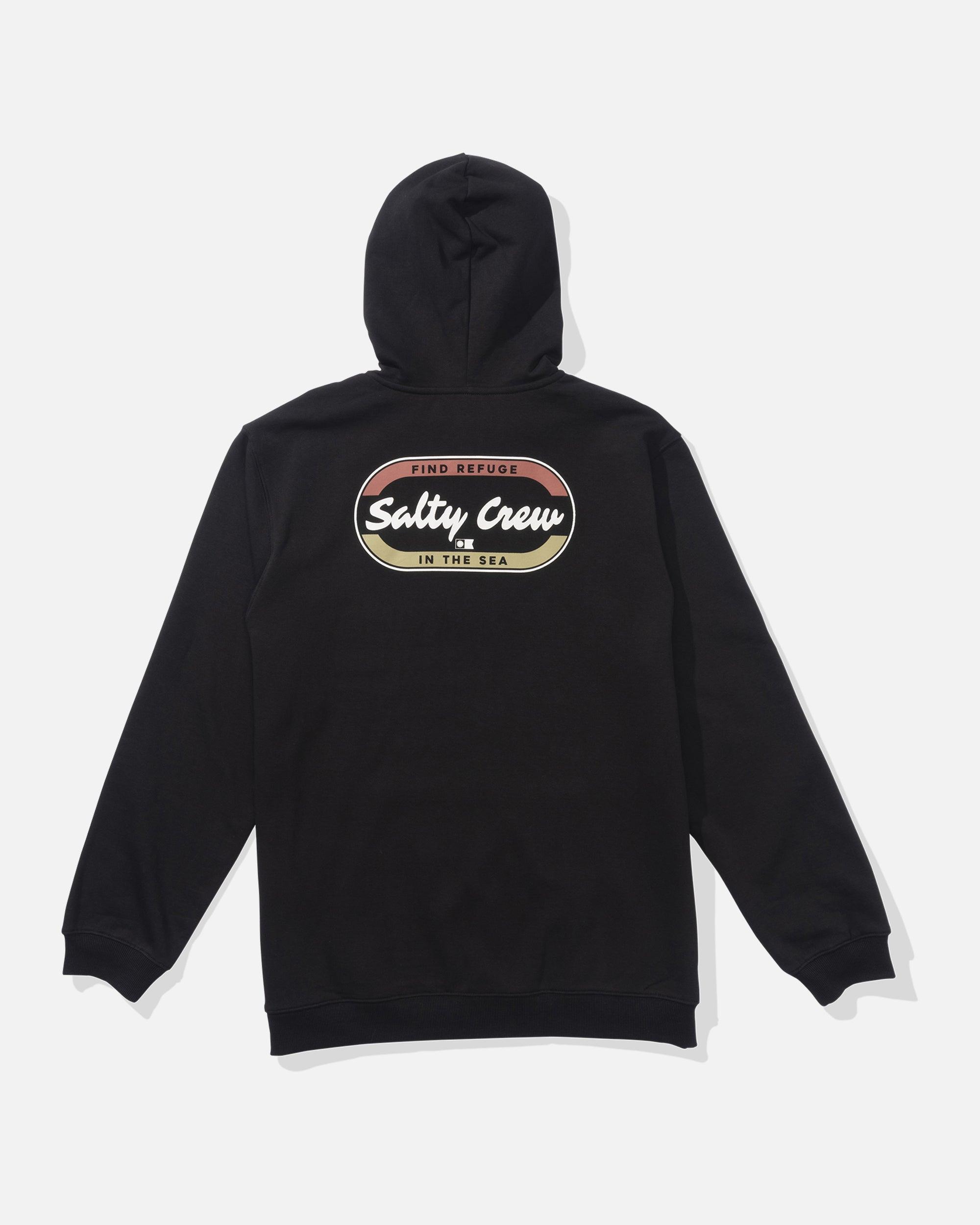 Capsule Zip Fleece Hoodie - Black Male Product Image