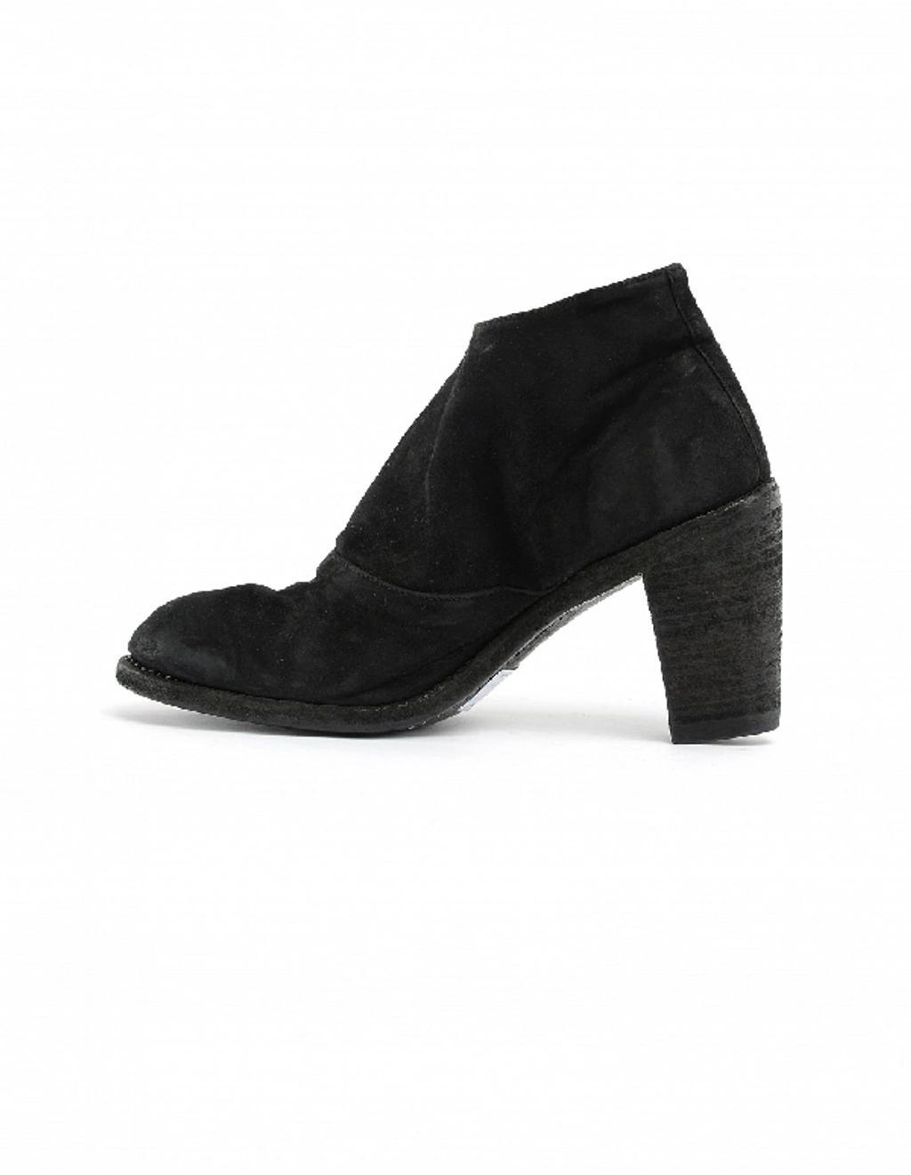 GUIDI Suede Ankle Boots In Black Product Image