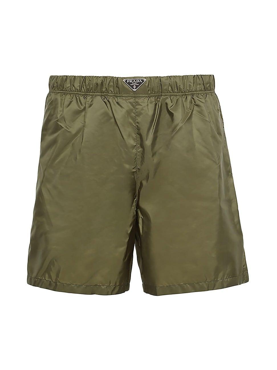 Mens Triangle Logo Swim Trunks Product Image