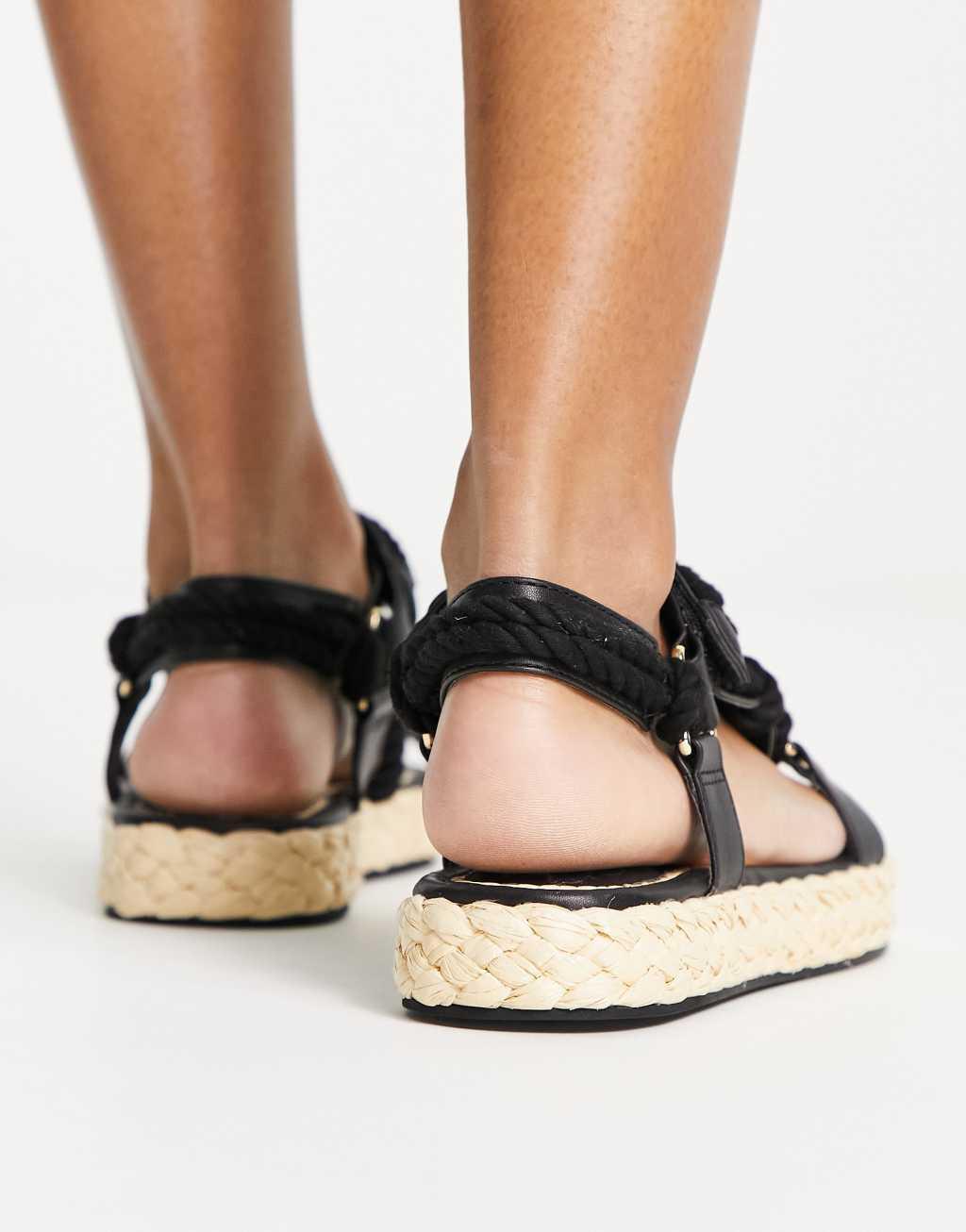 ASOS DESIGN Jagger rope espadrilles Product Image