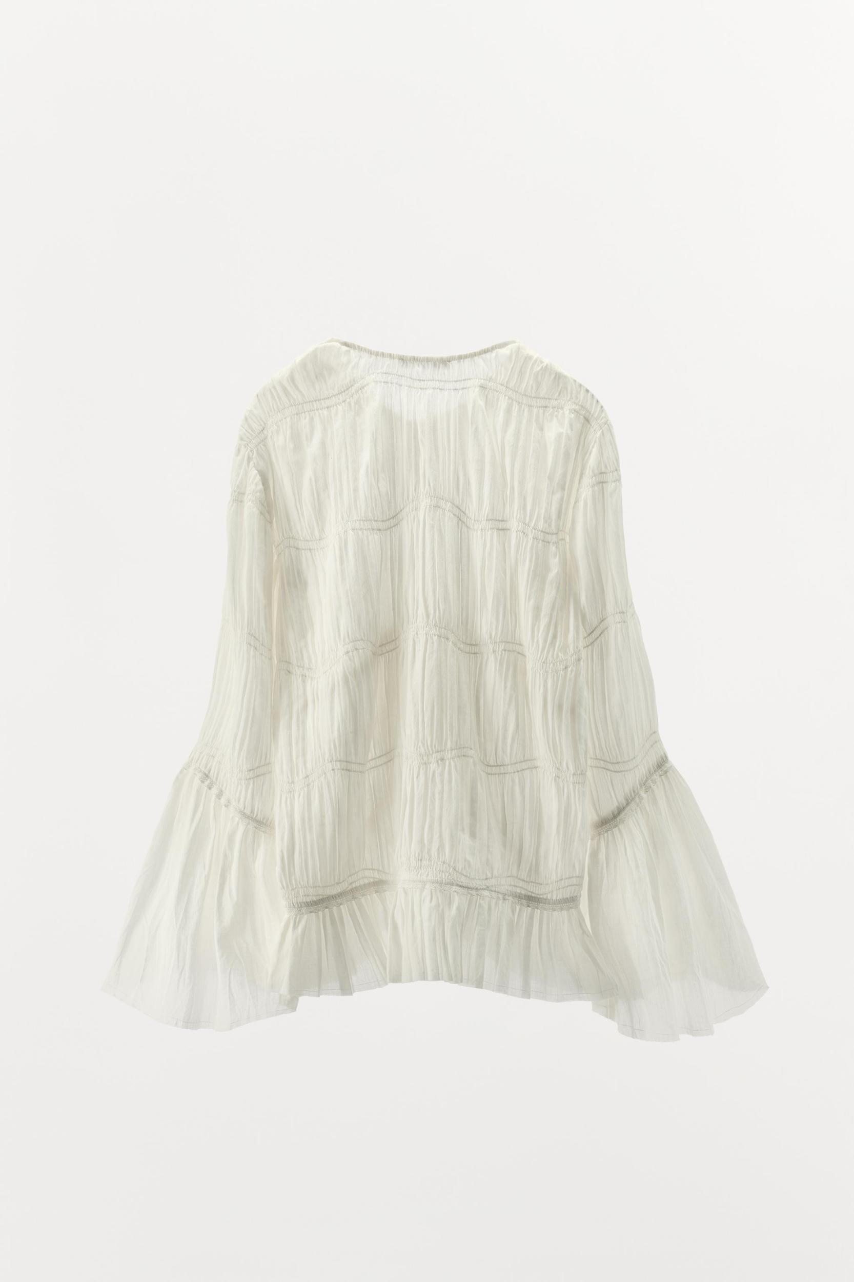 ASYMMETRIC TEXTURED BLOUSE LIMITED EDITION Product Image
