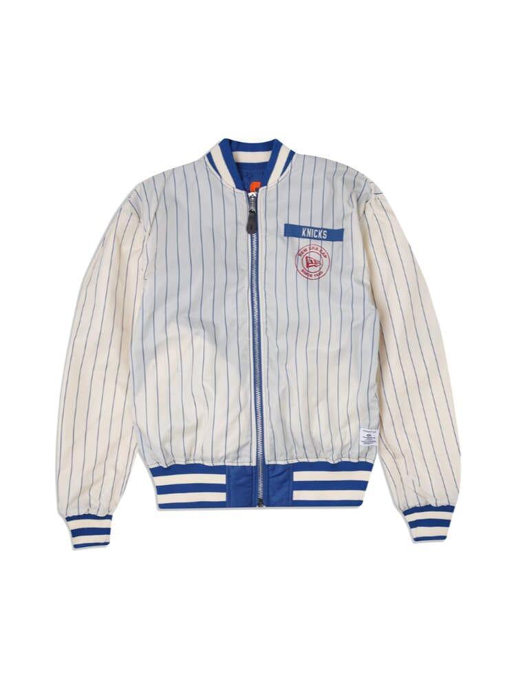 NEW YORK KNICKS X ALPHA X NEW ERA L-2B BOMBER JACKET Product Image