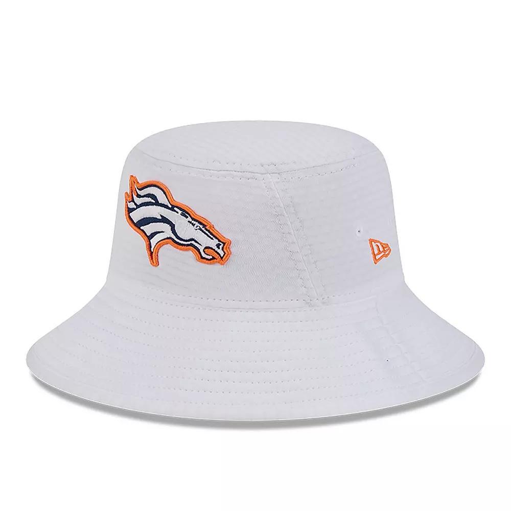 Men's New Era White Denver Broncos 2024 NFL Training Camp Stretch Bucket Hat Product Image