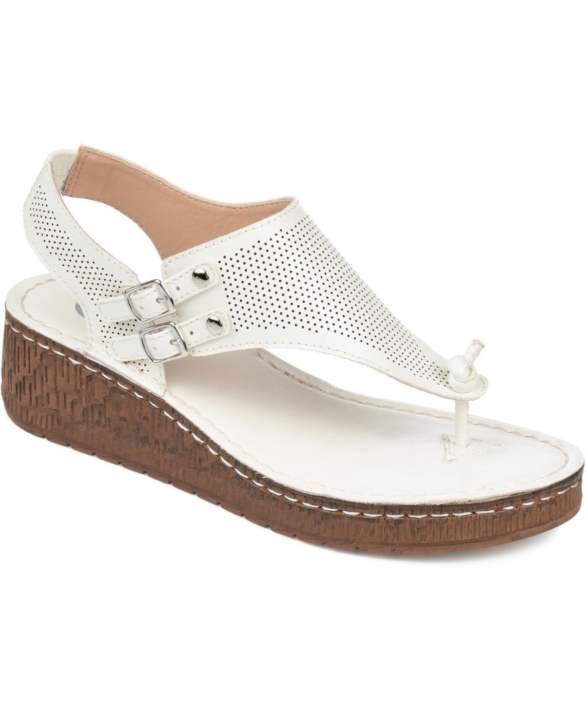 Journee Mckell Womens Wedge Sandals Product Image