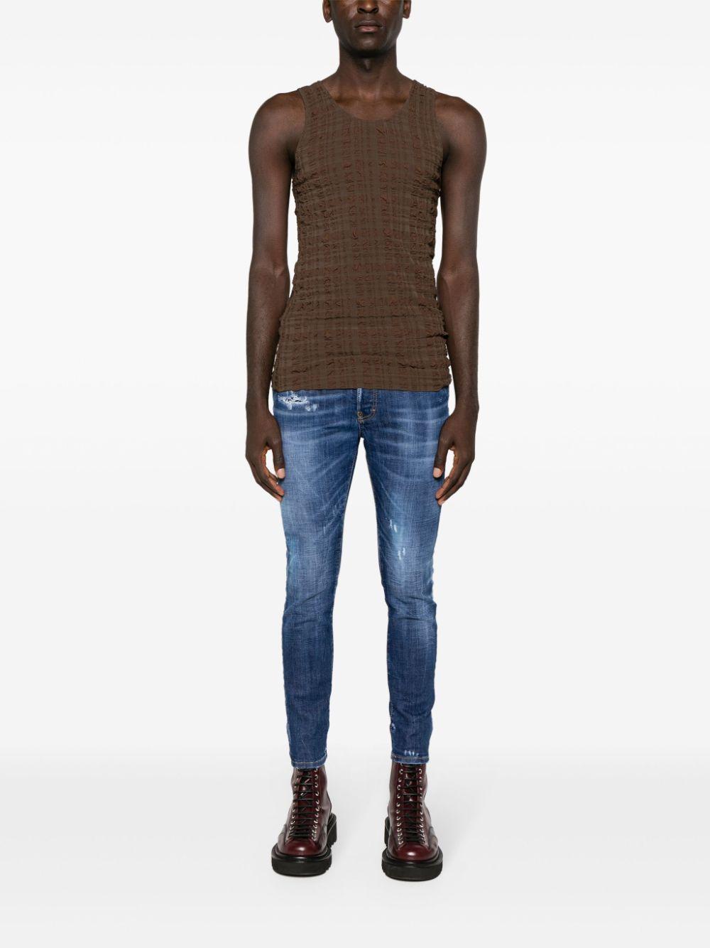 DSQUARED2 Super Twinky Skinny Jeans In Blue Navy Product Image