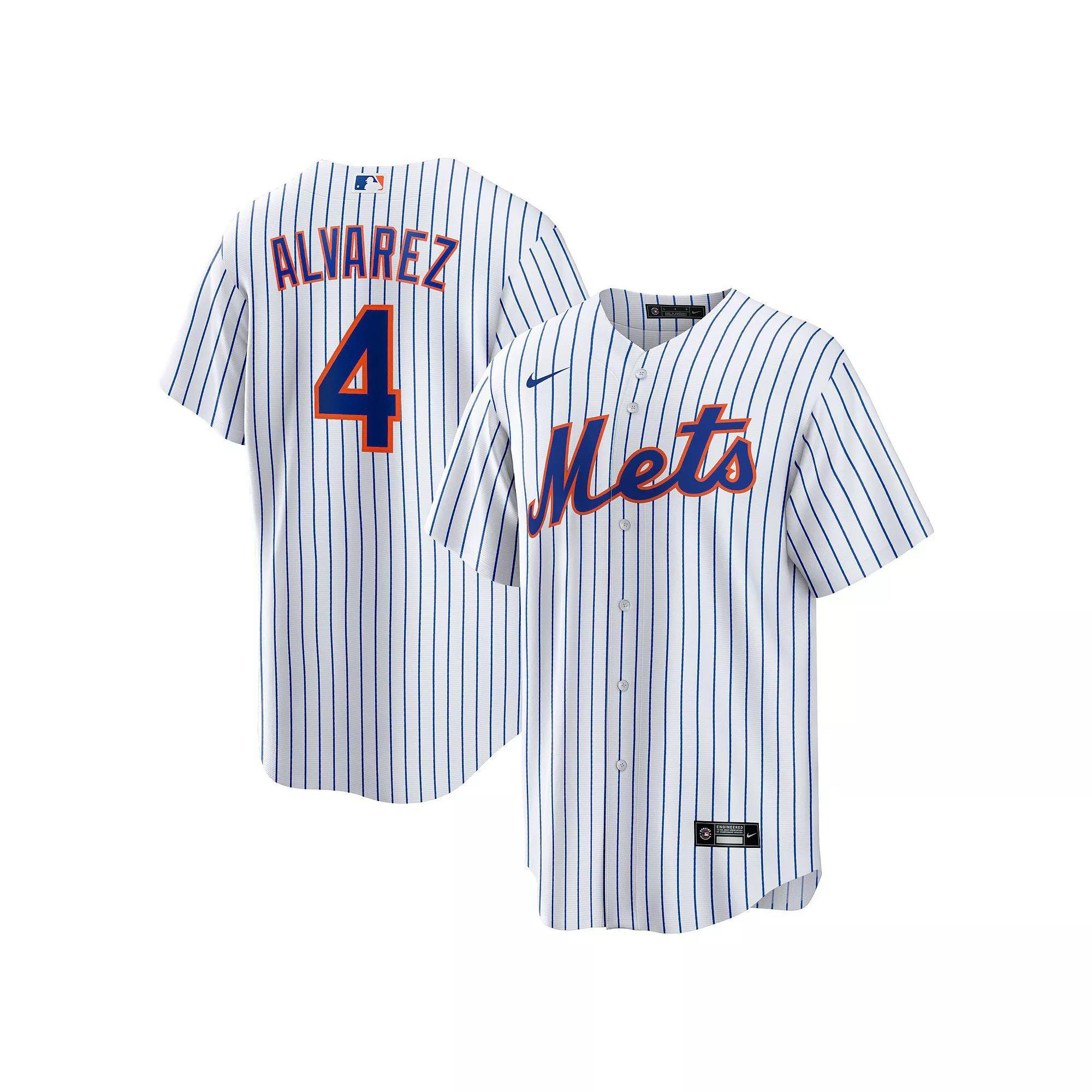 Francisco Alvarez New York Mets Nike Men's MLB Replica Jersey Product Image