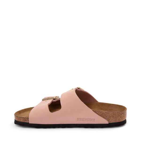 Birkenstock Arizona Soft Footbed - Nubuck Leather (Ecru) Women's Sandals Product Image