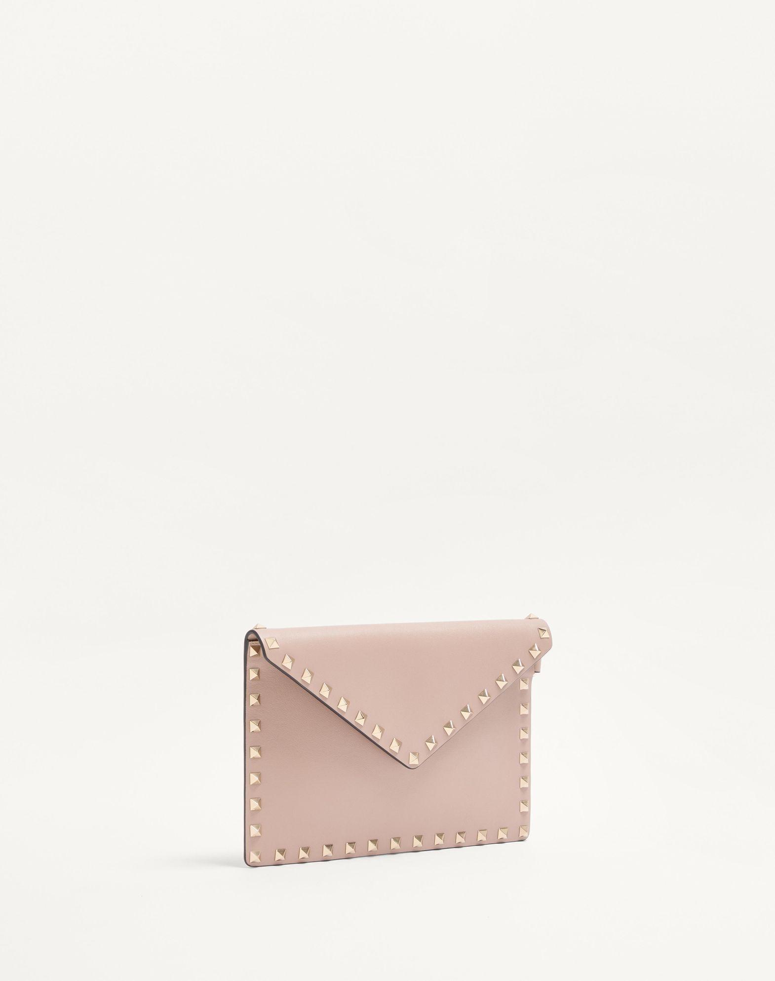 Rockstud Calfskin Pouch Product Image