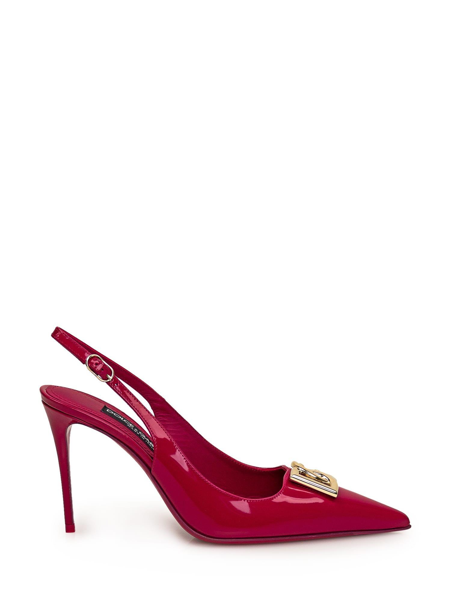 Sling Back Pump In Pink Product Image